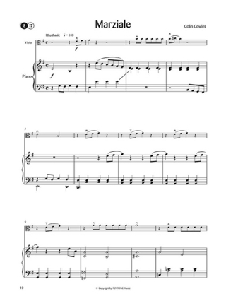 Easy Melodic Fragments - Viola - Colin Cowles - Partition - Alto